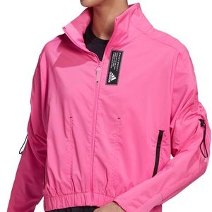 NWT! adidas Women's Primeblue Jacket Sz M, pink